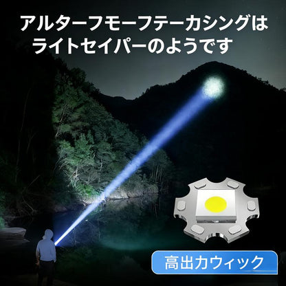 HikariForce™｜遠距離照射対応モバイルバッテリー機能付きライト