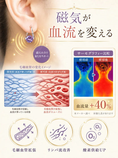 Meguri™  磁気 × ゲルマニウム Wパワージュエリー