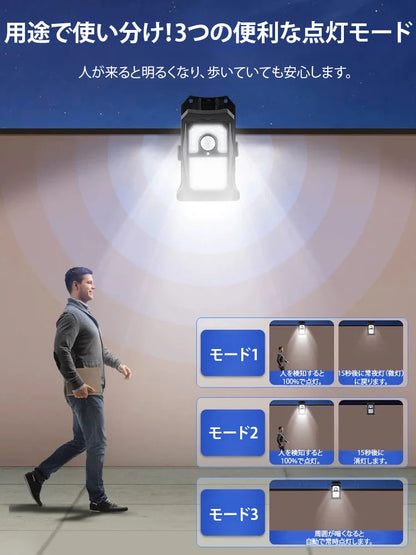 LumiSafe™｜ソーラー充電式 人感センサーライト