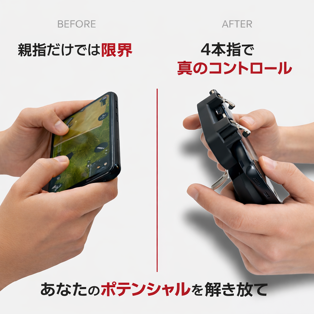 Zeraku™ H10 Pro | 高精度モバイルFPSコントローラー
